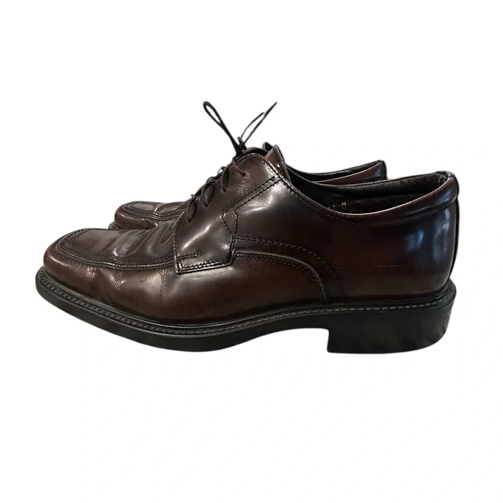 BASS Men’s Vintage Brighton Leather Dress Shoes Brown 11M‎